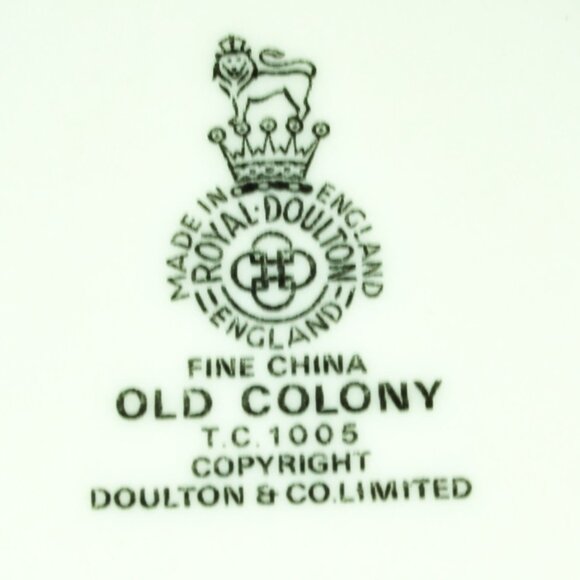 Royal Doulton Cup And Saucer Old Colony Set Of 4 Dining Tea Coffee From England - Picture 3 of 5